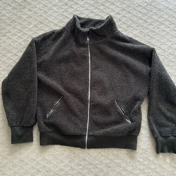Senita Athletics teddy bomber zip up - XL - Picture 2 of 5